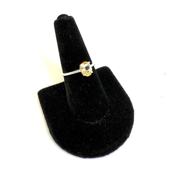 😍"Put a Ring On IT Event" Brazilian Citrine Solitaire Ring - Picture 1 of 1
